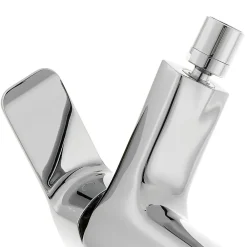 Siko Optima Cube Way by Mitigeur bidet avec bec chromé et tirette, chrome (CU235)