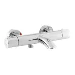 Robinet De Baignoire|Franke Optima Mitigeur thermostatique bain/douche, chrome (SIKOBST222)