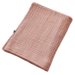 Serviette De Bain|Altobuy OUREA - Serviette de Bain 90x150cm Gaze de Coton Rose pêche