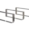 T-Bath Pack 3 supports porte-serviettes pour plan de toilette - chromé brillant