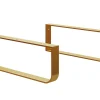 T-Bath Pack 2 supports porte-serviettes pour plan de toilette - or doré mat