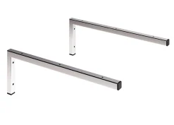 T-Bath Pack 2 supports équerres pour plan de toilette - chromé brillant