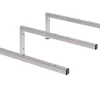T-Bath Pack 3 supports équerres pour plan de toilette - chromé brillant