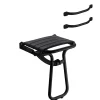 Siège De Douche|Pellet Pack avec siège de douche PMR escamotable noir mat + 2 barres d'appui 42,5 cm