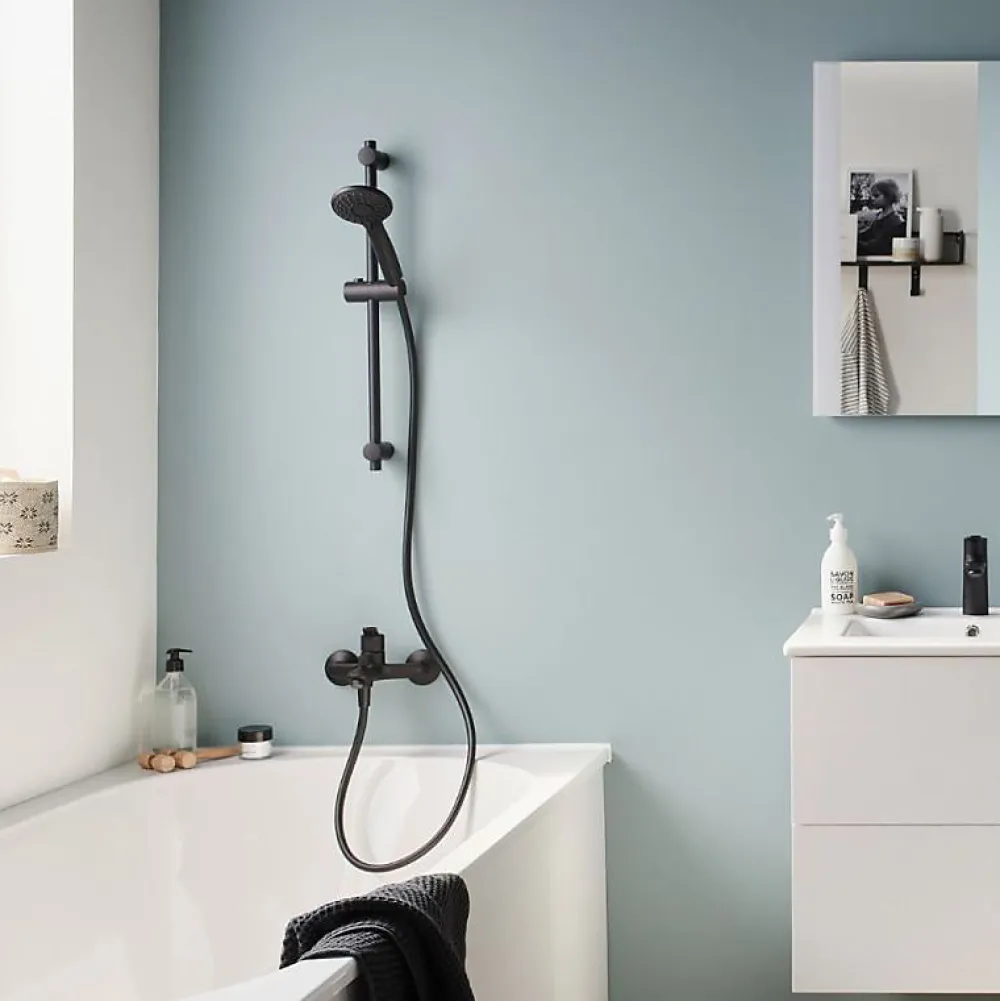 Baignoire Droite|Jacob Delafon Pack baignoire droite 180 x 80 Elise + tablier en angle + vidage