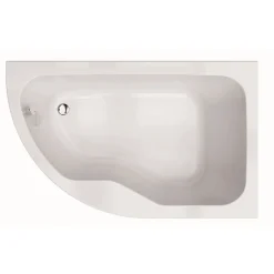 Sanitaire Pack Baignoire POP asymétrique 160x100 angle à droite avec tablier