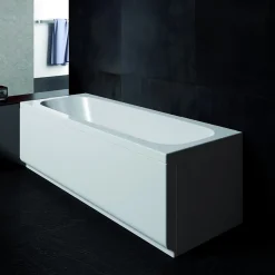 Baignoire Droite|Sanitaire Pack Baignoire POP 160x70 avec tablier façade et retour