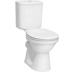 Vitra Pack blanc WC NORMUS complet avec réservoir 3/6L sortie horizontale - - 9780B003-0599