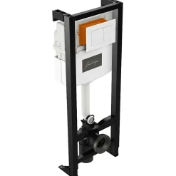 Wc Suspendu|Jacob Delafon Pack bâti support WC autoportant 3/6L + plaque