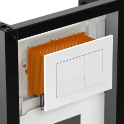 Wc Suspendu|Jacob Delafon Pack bâti support WC autoportant 3/6L + plaque
