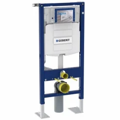 Geberit Pack complet WC UP320 + Cuvette ONE TurboFlush + Plaque Chromé Brillant
