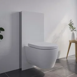 Bernstein Pack complet WC suspendu Blanc 36x55x33cm (LxPxH) + Module sanitaire Blanc 48x11x100xm (LxPxH) - Garantie 5 ans