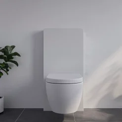 Bernstein Pack complet WC suspendu Blanc 36x55x33cm (LxPxH) + Module sanitaire Blanc 48x11x100xm (LxPxH) - Garantie 5 ans