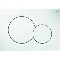 Geberit Pack UP320 + Cuvette sans bride KELOS Flush Gris Clair + Plaque Sigma Blanc