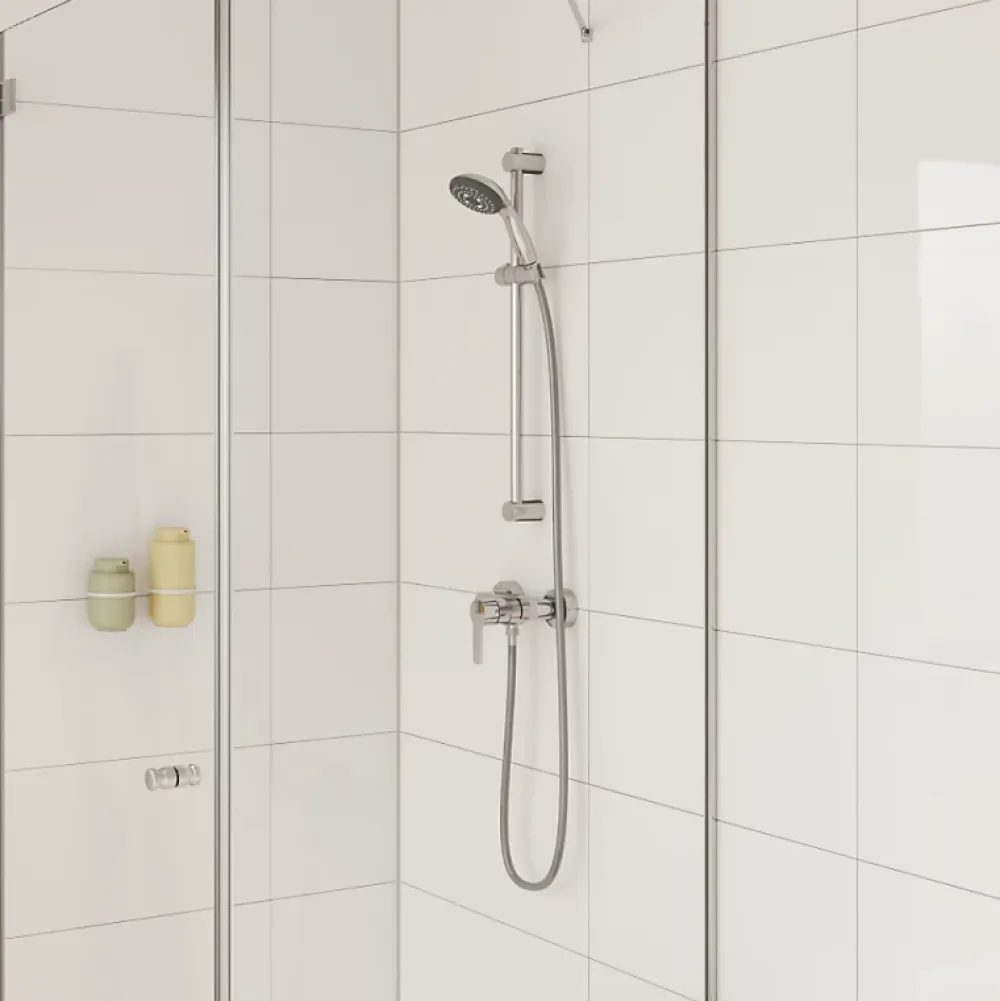 Colonne De Douche Mécanique|Grohe Pack mitigeur de douche Start 2021 avec ensemble de douche 2 jets chromé