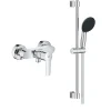 Colonne De Douche Mécanique|Grohe Pack mitigeur douche mécanique Start 2021 + ensemble de douche 2 jets Vitalio Start avec barre chromé