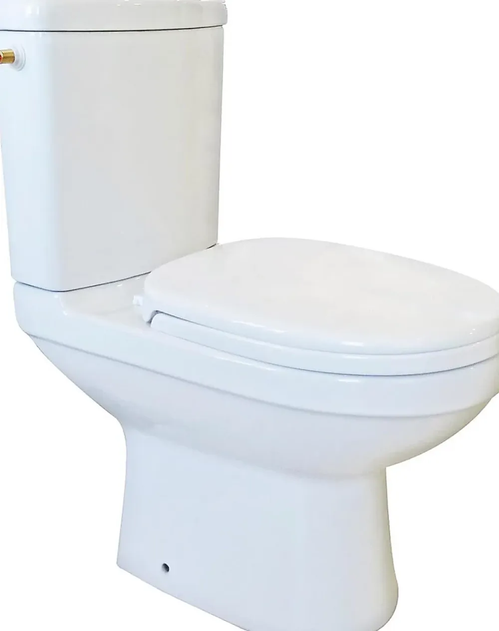Wc À Poser|Nature Pro Pack WC à bride sortie horizontale, cuvette 39 cm, céramique blanche, frein de goulotte, chasse 3/6L, alimentation latérale