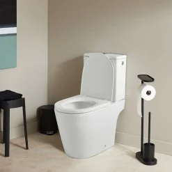 Wc À Poser|Planète Bain Pack wc à poser caréné sans bride vortex sortie horizontale vario Vicky