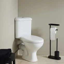 Wc À Poser|Planète Bain Pack wc à poser d'angle - sortie horizontale - Clayton