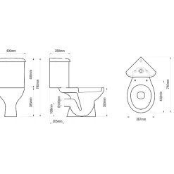 Wc À Poser|Planète Bain Pack wc à poser d'angle - sortie horizontale - Clayton