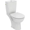 Ideal Standard Pack WC à poser en céramique et thermodur, sortie horizontale, Thirso