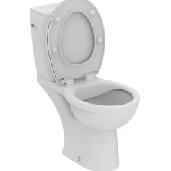 Ideal Standard Pack WC à poser en céramique et thermodur, sortie horizontale, Thirso