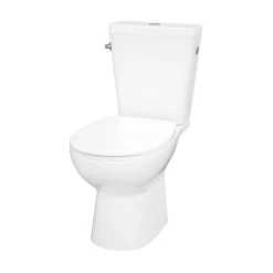 Wc À Poser|GoodHome Pack WC à poser sans bord avec abattant déclipsable et frein de chute, sortie horizontale, NF, Tasi