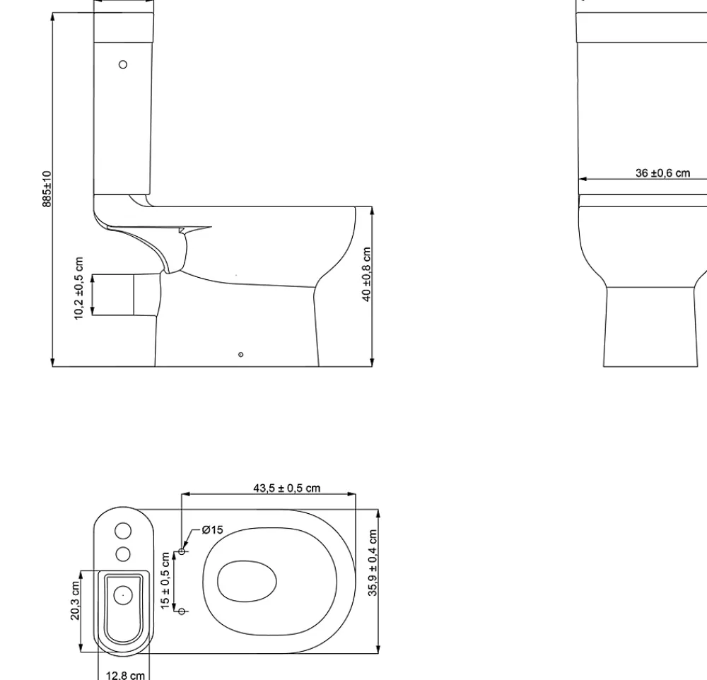 Wc À Poser|GoodHome Pack WC à poser sans bride vortex avec lave-mains intégré, abattant déclipsable et frein de chute, sortie horizontale, Cavally