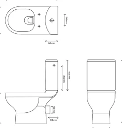 Wc À Poser|GoodHome Pack WC à poser sans bride avec sortie horizontale Cavally NF