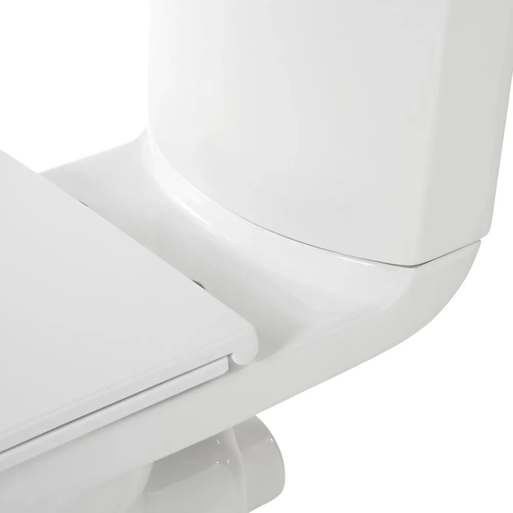 GoodHome Pack WC à poser sans bride + lave-mains sortie horizontale Cavally