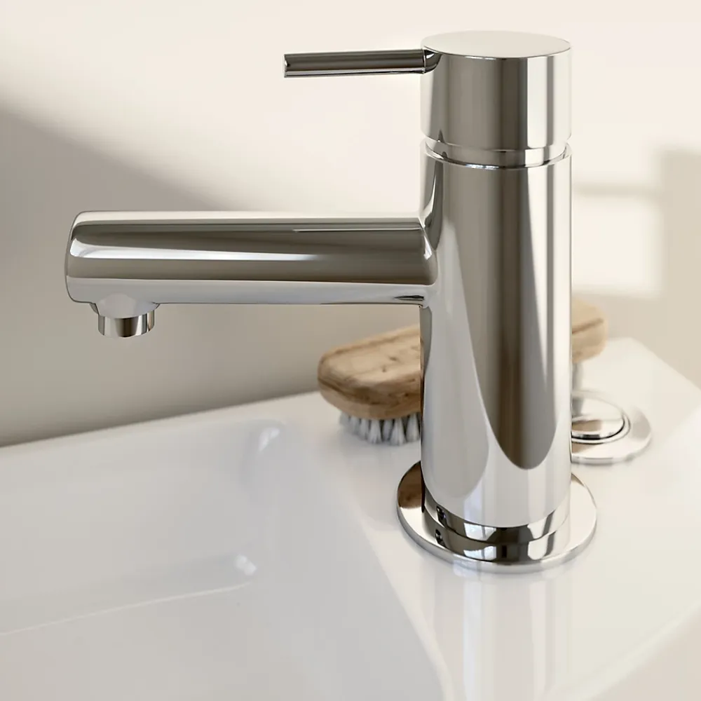 GoodHome Pack WC à poser sans bride + lave-mains sortie horizontale Cavally