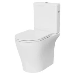 Pack WC à poser sans bride sortie horizontale ou verticale blanc Nanki