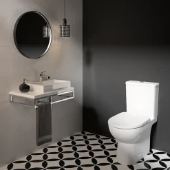 Wc À Poser|Geberit Pack WC à poser sans bride sortie horizontale ou verticale Cocktail
