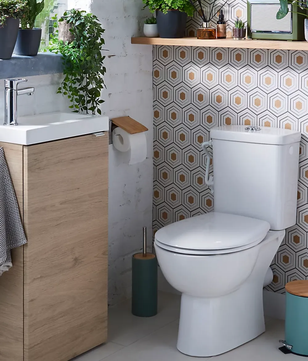 Wc À Poser|Grohe Pack WC à poser sans bride sortie horizontale