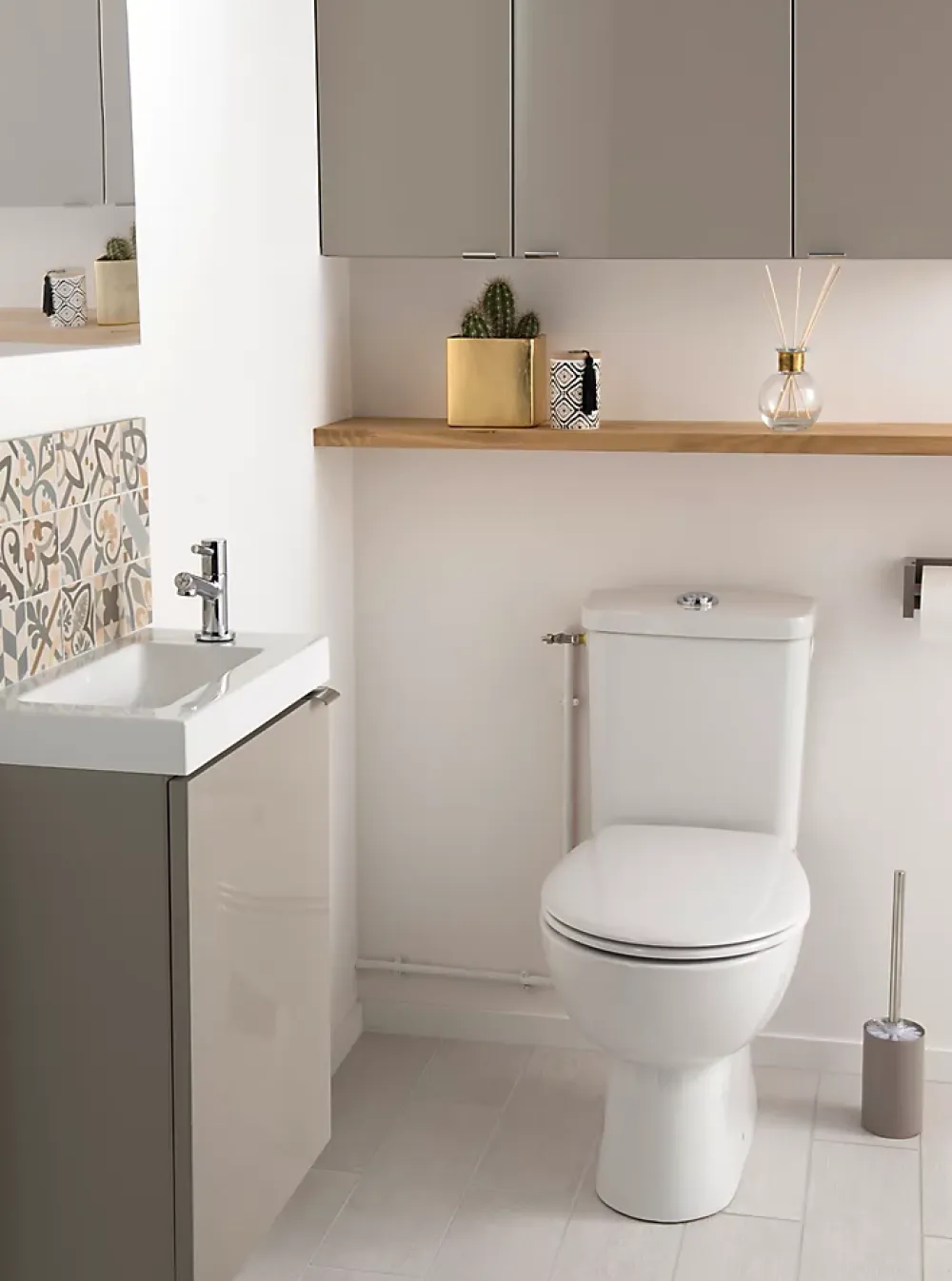 Wc À Poser|Grohe Pack WC à poser sans bride sortie horizontale