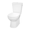 Wc À Poser|GoodHome Pack WC à poser sans bride avec abattant déclipsable et frein de chute, sortie verticale, NF, Tasi