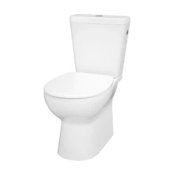 Wc À Poser|GoodHome Pack WC à poser sans bride avec abattant déclipsable et frein de chute, sortie verticale, NF, Tasi