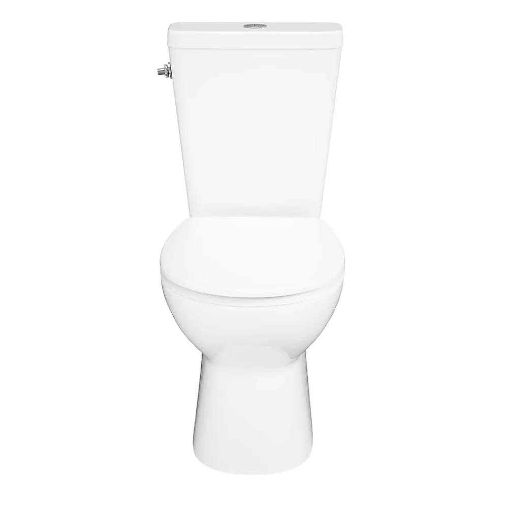 Wc À Poser|GoodHome Pack WC à poser sans bride avec abattant déclipsable et frein de chute, sortie verticale, NF, Tasi