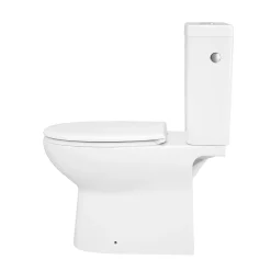 Wc À Poser|GoodHome Pack WC à poser sans bride avec abattant déclipsable et frein de chute, sortie verticale, NF, Tasi