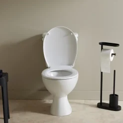 Wc À Poser|Planète Bain Pack WC à poser sortie horizontale NF avec bride - Enzo