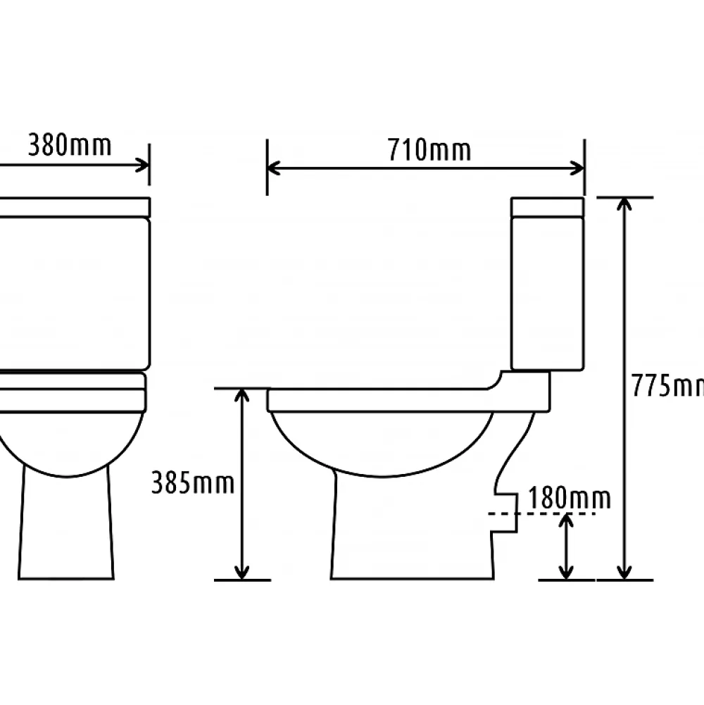 Wc À Poser|Planète Bain Pack WC à poser sortie horizontale avec abattant magnétique - Osiris