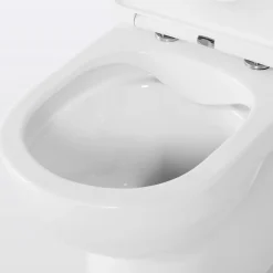 Wc À Poser|Wc Pmr|GoodHome Pack WC à poser surélevé sans bride avec sortie horizontale Cavally