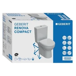 Wc À Poser|Geberit Pack WC au sol compact complet RENOVA sortie multidirectionnelle - - 501.859.00.1