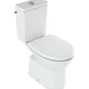 Wc À Poser|Sanindusa Pack WC au sol céramique traditionnelle Easy évacuation par dessous alim. chasse d'eau par le côté blanc
