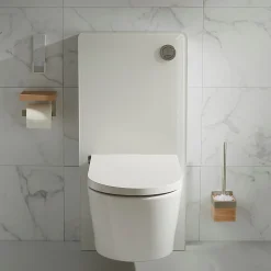 Wc Japonais|Planète Bain Pack wc avec cuvette lavante - Façade blanche -Wc japonais