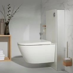 Wc Japonais|Planète Bain Pack wc avec cuvette lavante - Façade blanche -Wc japonais