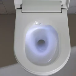 Planète Bain Pack WC Bati support mural avec cuvette lavante - Façade blanche -Wc japonais - Tesa
