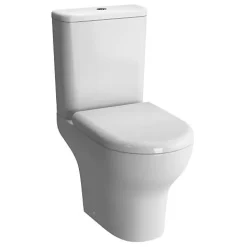 Wc À Poser|Vitra Pack WC blanc caréné complet avec réservoir 3/6L ZENTRUM sortie horizontale - - 9012B003-7207
