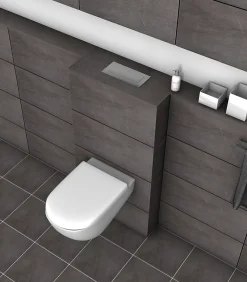 Swiss Aqua Technologies Pack WC Bâti autoportant + WC Infinitio sans bride + Plaque + Set habillage