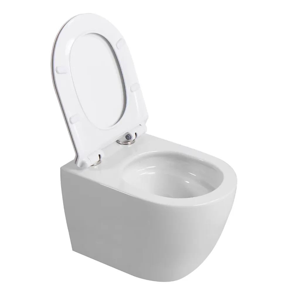 Roca Pack WC bâti-support + WC suspendu sans bride Ceramia PixL avec abattant SoftClose + plaque (ROCEPXWT05-FR)